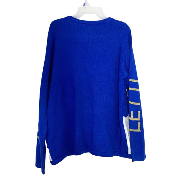 Holiday Time Light-up Led Let it Snow Ugly Sweater XXL - Picture 2 of 3